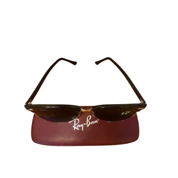 VINTAGE B&L RAY-BAN USA  Black Gold Cat Eye SUNGLASSES WITH Hard CASE - Picture 8 of 12